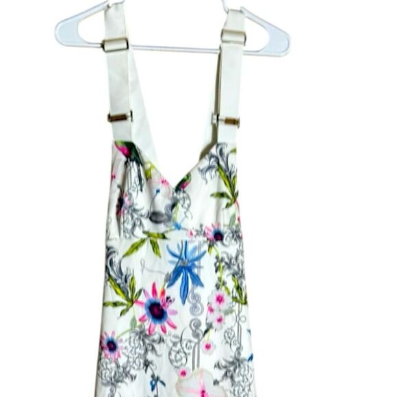 Ted Baker Scarlin Passion Flower Floral Midi Dress Size 4 US Size 12 📦 - Picture 7 of 16